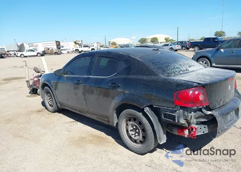 2013 Dodge Avenger Se from USA, damaged, VIN 1C3CDZAB2DN548083